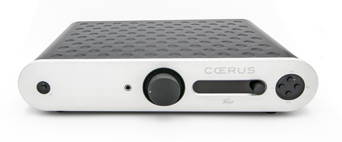 trio front panel, brushed and natural anodised